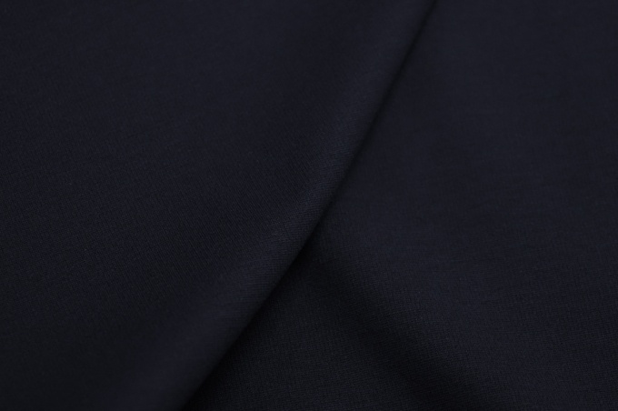 Italian viscose jersey-jersey knit in black