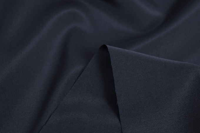 Lining fabric with cupro elastic navy blue