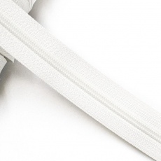 Rolled twisted zip T5 (101 white) 1231