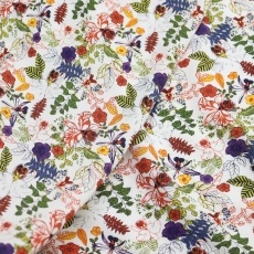 Italian dress viscose flowers