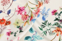 Italian dress viscose flowers