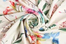 Italian dress viscose flowers