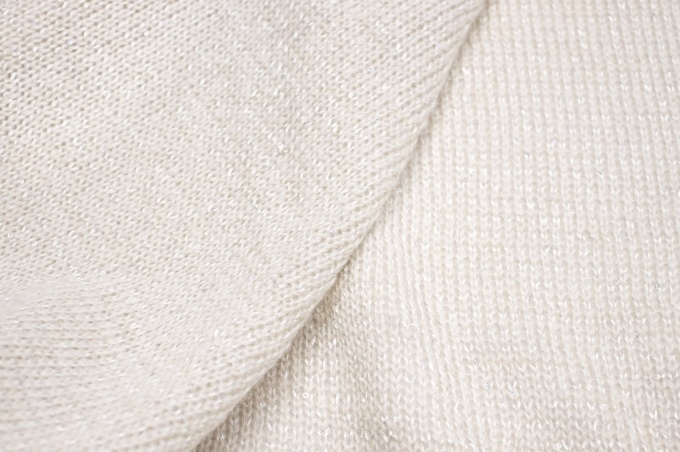 Knitted woollen maher knit with sequins
