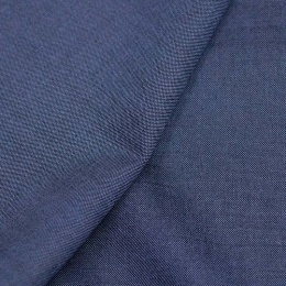 Blue melange fine wool suit and dress wool