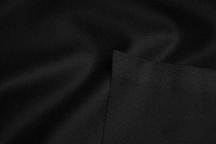 Italian suit wool-flannel black