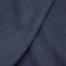 Fine suit-sweatshirt wool navy blue melange