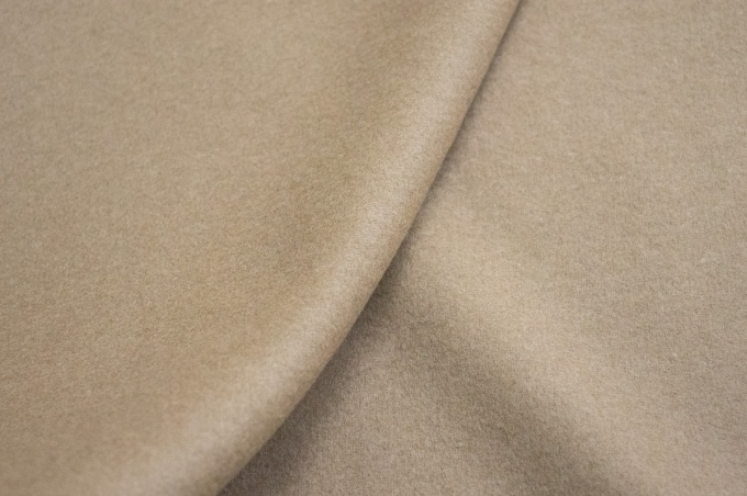 Italian coat wool sandy