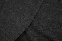 Italian wool knit in dark grey melange