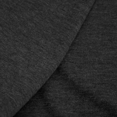 Italian wool knit in dark grey melange