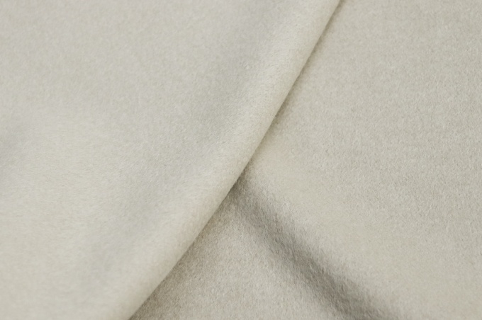 Italian coat wool creamy beige