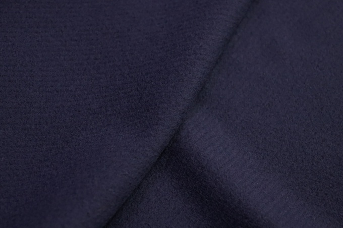 HERNO Italian overcoat wool in inky blue