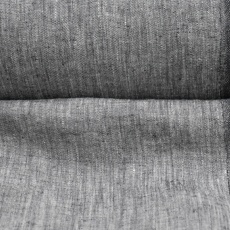 Medium Weight Linen Stone Washed dark gray melange