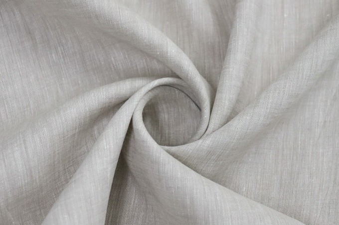 Lightweight Linen Melange light gray