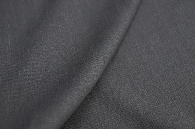 Drapery Tablecloths Heavyweight Linen gray graphite