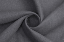 Heavy Weight Linen Fabric graphite grey