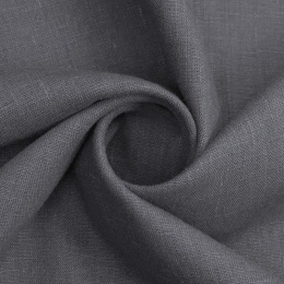 Heavy Weight Linen Fabric graphite grey