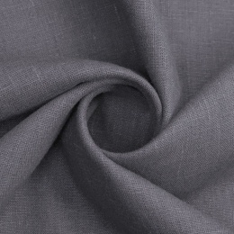 Heavy Weight Linen Fabric graphite grey