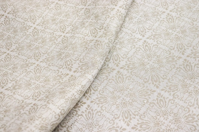 Linen with cotton decorative jacquard Damask 160cm