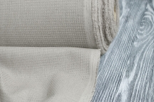 Linen Towel, Plaid Fabric natural grey