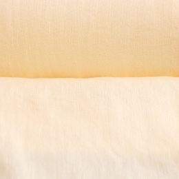 Linen with viscose dress crème brûlée with crumpled effect