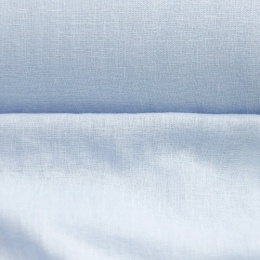 Medium Weight linen with Viscose Stone Washed pastel blue