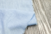 Medium Weight linen with Viscose Stone Washed pastel blue