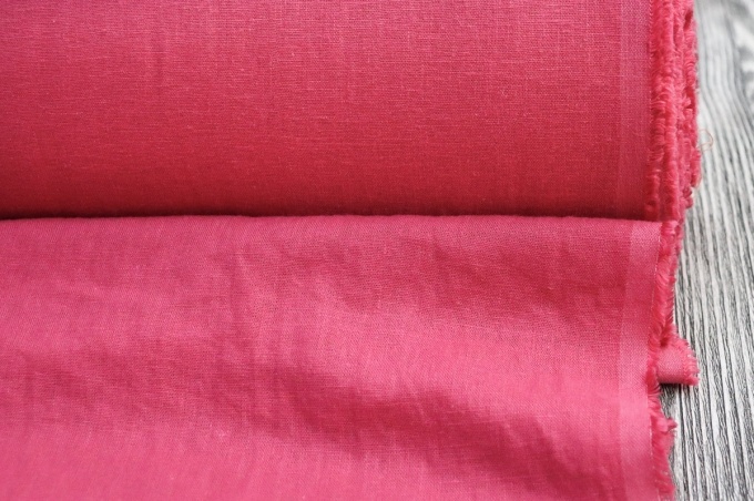 Medium Weight linen with Viscose Stone Washed pastel blue