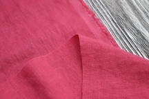 Medium Weight linen with Viscose Stone Washed pastel blue