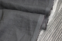 Medium Weight Linen Stone Washed dark gray graphite