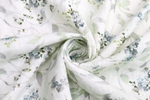 Linen Floral Fabric 4c33