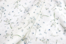 Linen Floral Fabric 4c33