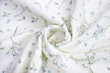 Linen Floral Fabric 4c33