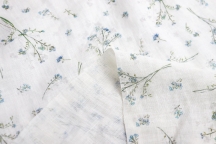 Linen Floral Fabric 4c33