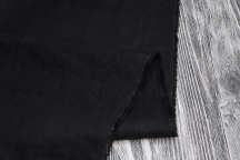 Medium Weight Linen Stone Washed black