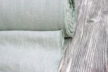 Medium Weight Linen Stone Washed menthol grey