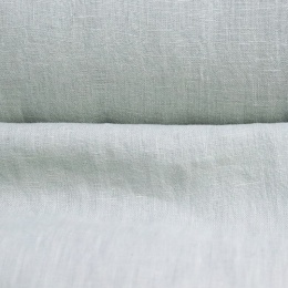 Medium Weight Linen Stone Washed menthol grey