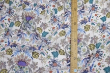 Italian silk chiffon floral print