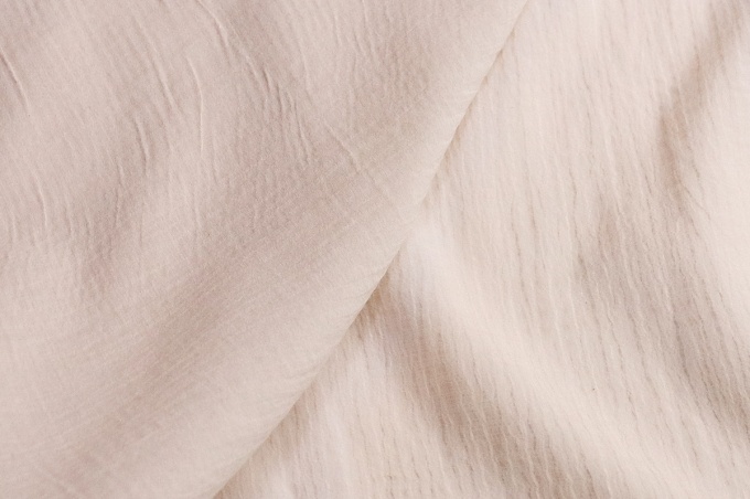 Italian cotton poplin beige