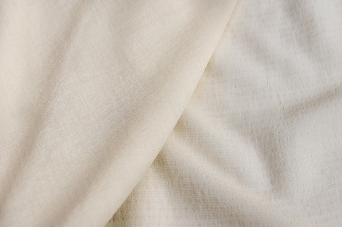 Italian cotton poplin beige