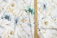 Bed linen sateen 240 cm pale turquoise