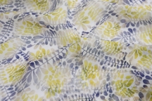 Italian silk chiffon floral print