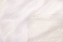 Silk crêche chiffon in soft peach