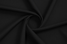 Italian viscose jersey knit black