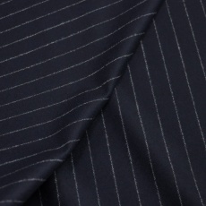 Italian suit wool-flannel navy blue