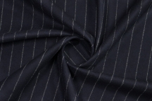 Italian suit wool-flannel navy blue