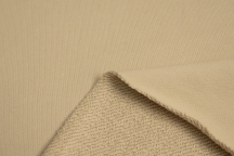 Трикотаж футер 3-х нитка диагональ Бежевый 04-01-% Трикотаж футер 3-х нитка диагональ Бежевый 04-01-%