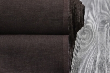 Лён портьерный декоративный 150 см темно-коричневый 09С52