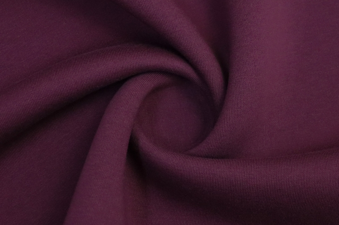 Трикотаж футер 3-х нитка с начёсом Марсала 12-02 Трикотаж футер 3-х нитка с начёсом Марсала 12-02