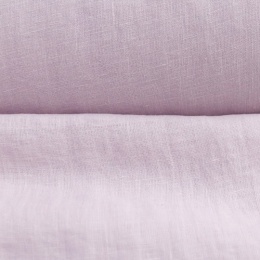 Wide Linen Fabric Stone Washed 250 cm lilac