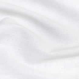 Лён с хлопком для постельного белья 260 см белый